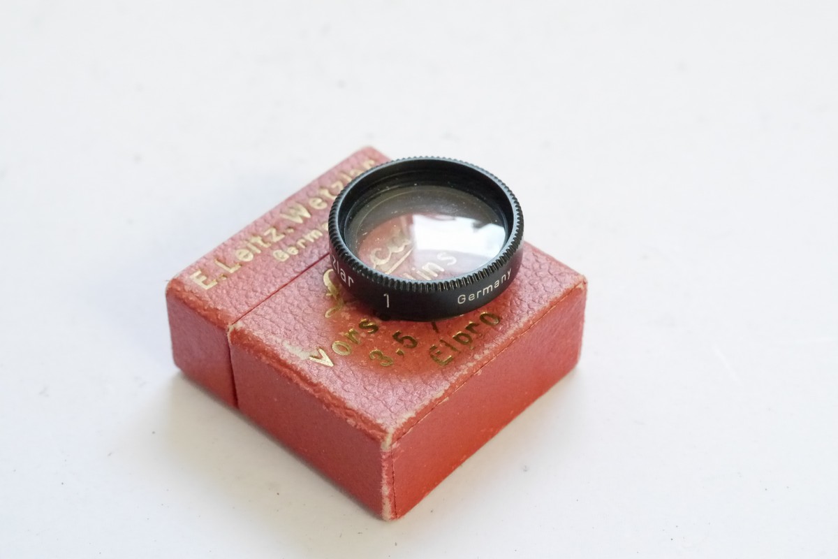 Leitz 19mm screw-in Close-up lens No.1 for 5cm f3 Leitz 19mm screw-in Close-up lens No.1 for 5cm f3.5 Elmar (ELPRO) + makers red box