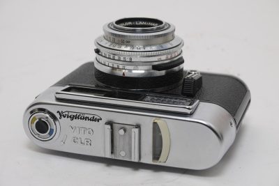 Voigtlander Vito CLR 35mm coupled rangefinder selenium metered camera with 50mm f2.8 Color-Lanthar + ER case