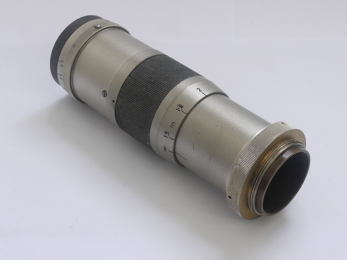 Carl Zeiss Jena 15cm f4.5 Tessar early brass barrel lens in Original Leica L39 rangefinder coupled mount + rear cap Carl Zeiss Jena 15cm f4.5 Tessar early brass barrel lens in Original Leica L39 rangefinder coupled mount + rear cap. RARE