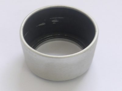 Zeiss Stuttgart 40.5mm screw-in white metal lens hood (1118)