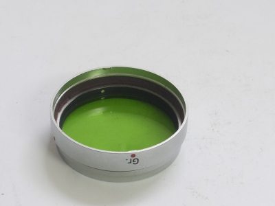 Leitz Bayonet fitting Green Gr filter for 50mm f1.5 Sumamarit lenses