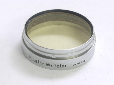 Leitz Bayonet fitting Yellow 0 filter for 50mm f1.5 Sumamarit lenses