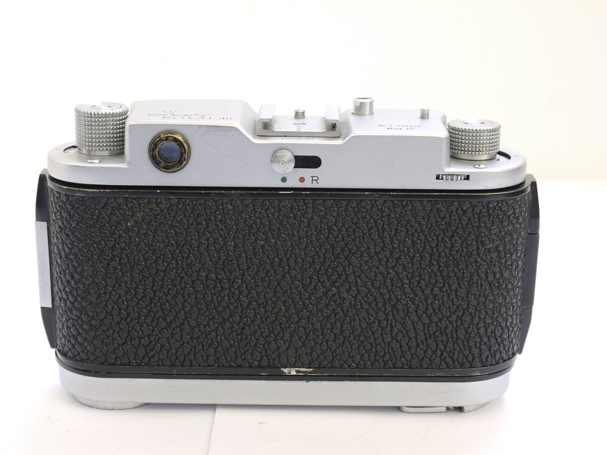 mwclassiccameras-20210423-144 Robot Royal 36 Model III 35mm coupled rangefinder clockwork motorised camera, 24x36 + Schneider 45mm f2.8 Xenar interchangeable lens & makers ER case