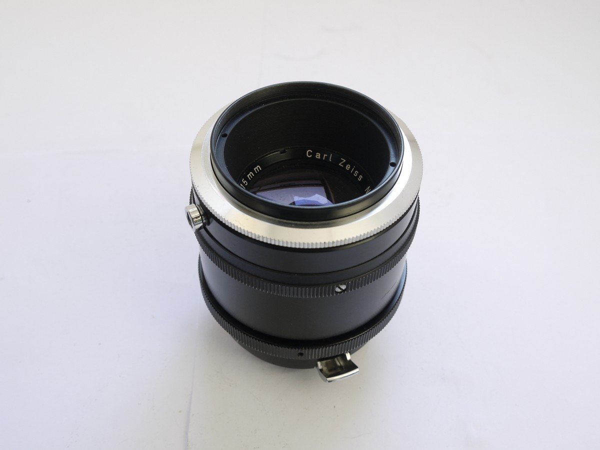 mwclassiccameras-20210423-164 Carl Zeiss 115mm f3.5 Tessar focusing Contarex Bellows lens + 1X Extension tube 5522/13 & makers front cap