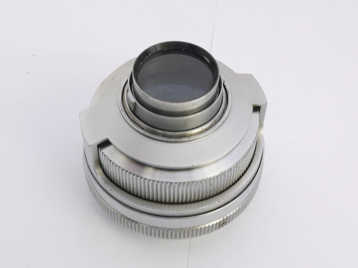 mwclassiccameras-20210423-84 Futura 70mm f1.5 Frilon Fast screw mount Futura lens + Futura 70mm Optical shoe finder, front cap & lens case. VERY RARE