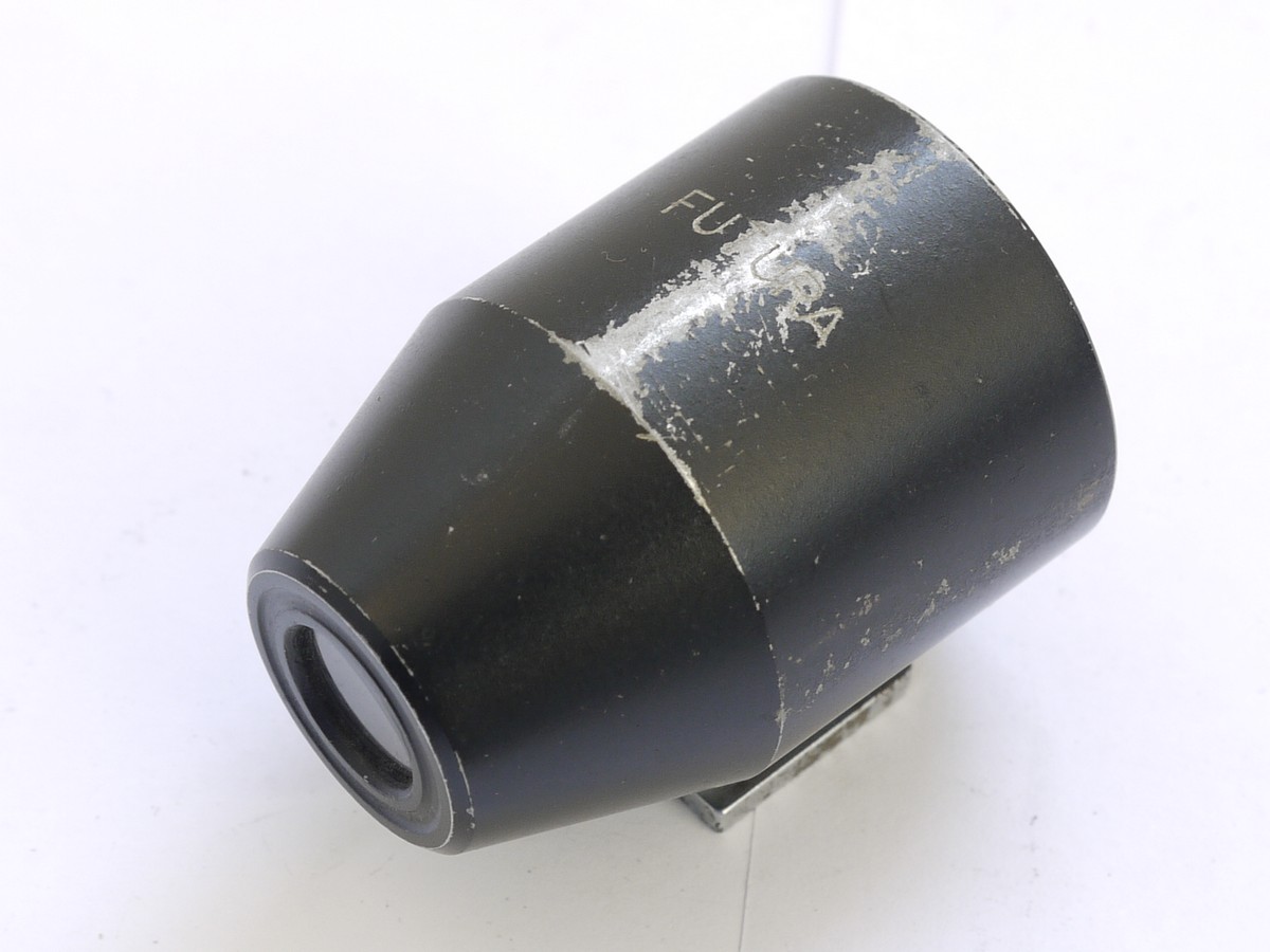 mwclassiccameras-20210423-86 Futura 70mm f1.5 Frilon Fast screw mount Futura lens + Futura 70mm Optical shoe finder, front cap & lens case. VERY RARE