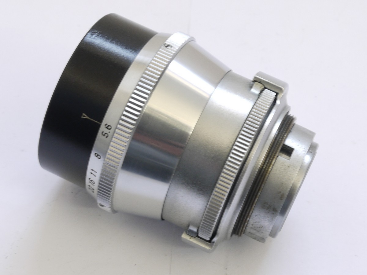mwclassiccameras-20210423-90 Futura 90mm f5.6 Tele Elor coated screw mount Futura lens + Futura 90mm Optical shoe finder, in makers lens/finder case