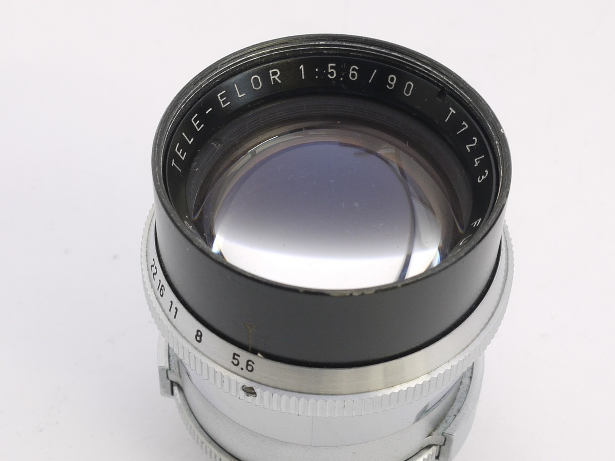 mwclassiccameras-20210423-91 Futura 90mm f5.6 Tele Elor coated screw mount Futura lens + Futura 90mm Optical shoe finder, in makers lens/finder case