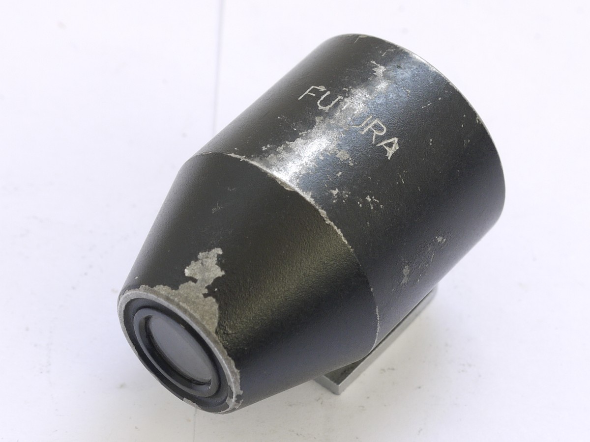 mwclassiccameras-20210423-94 Futura 90mm f5.6 Tele Elor coated screw mount Futura lens + Futura 90mm Optical shoe finder, in makers lens/finder case
