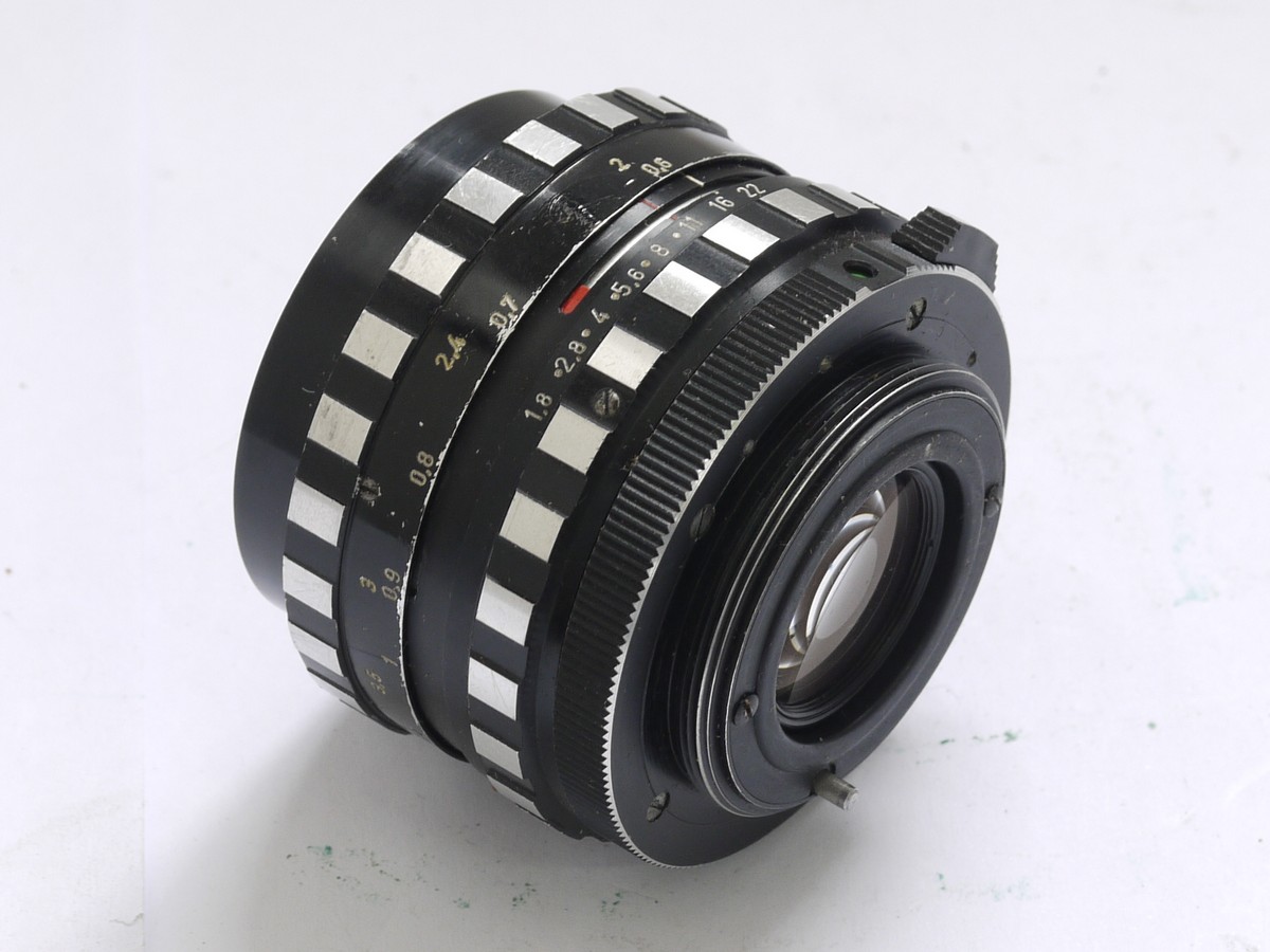 mwclassiccameras-20210430-112 Schacht 50mm f1.8 Edixa-S-Travelon manual focus M42 screw mount lens. UNCOMMON