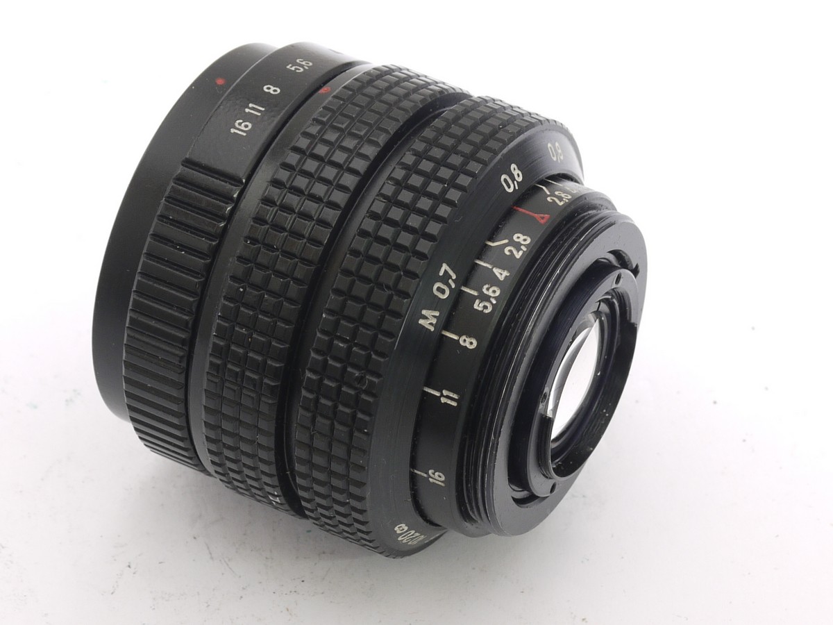 mwclassiccameras-20210430-133 Russian/Soviet made 37mm f2.8 MIR-1B manual focus M42 screw mount lens + keeper case