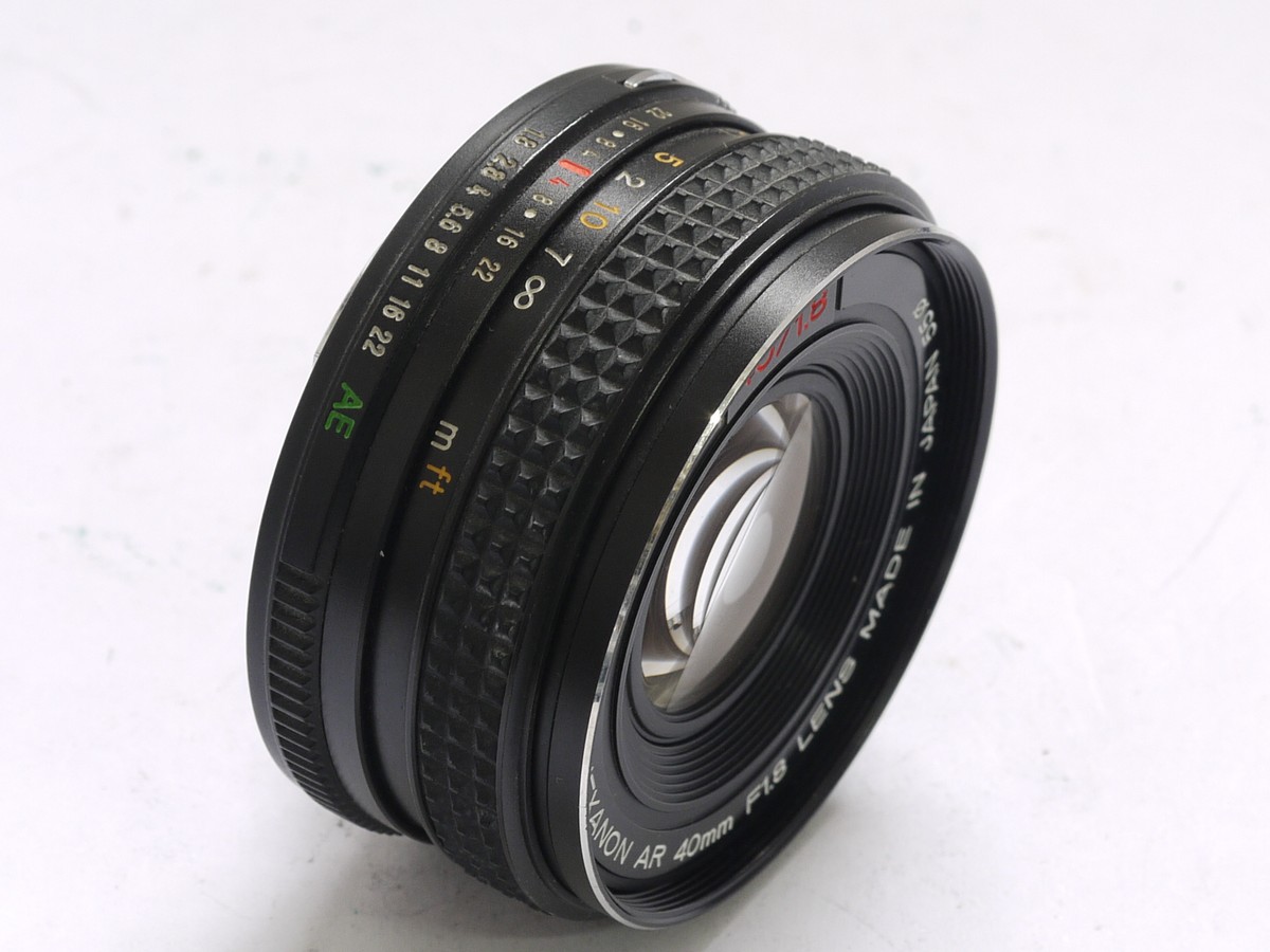 mwclassiccameras-20210430-316 Konica 40mm f1.8 Hexanon AR manual focus bayonet mount "Pancake" lens