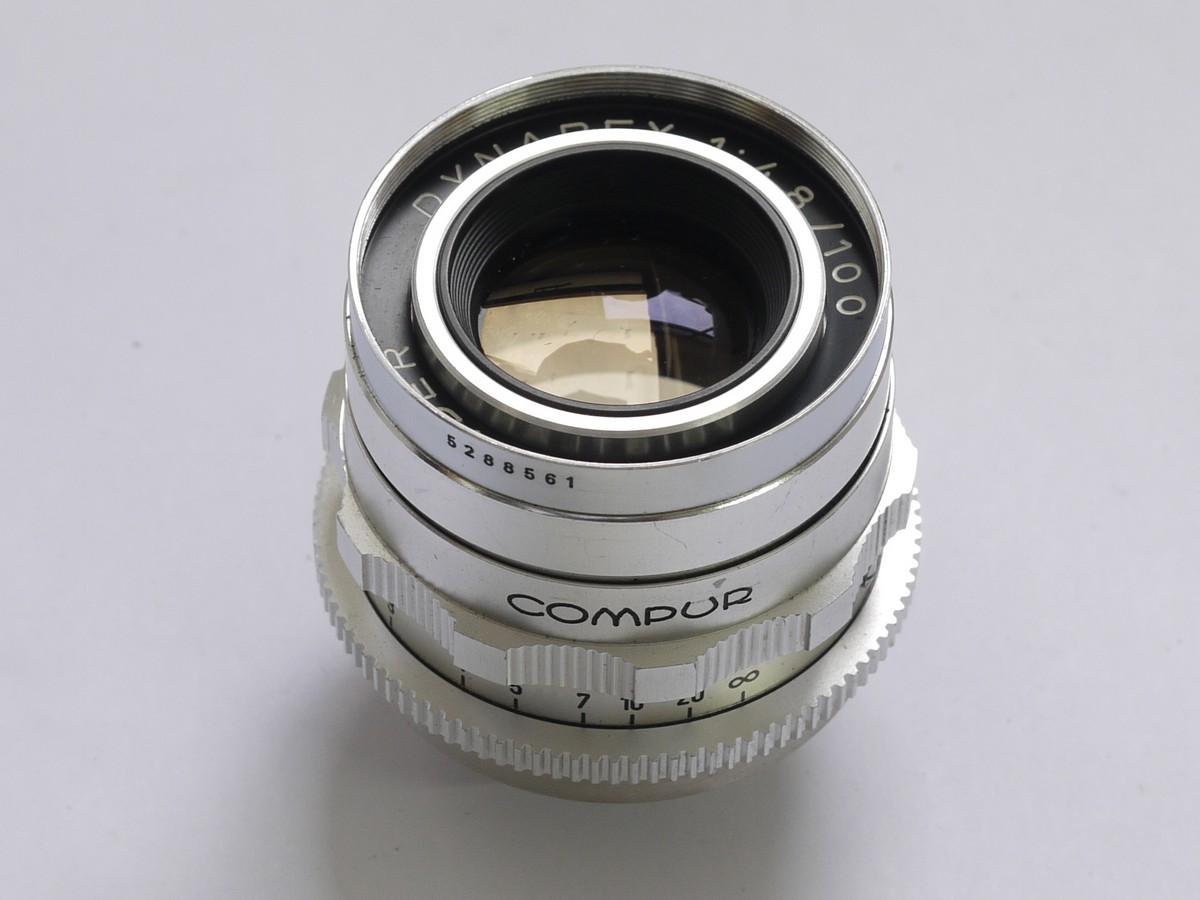 mwclassiccameras-20210430-394 Voigtlander 100mm f4.8 Dynarex Bessamatic lens + makers metal rear cap. RARE