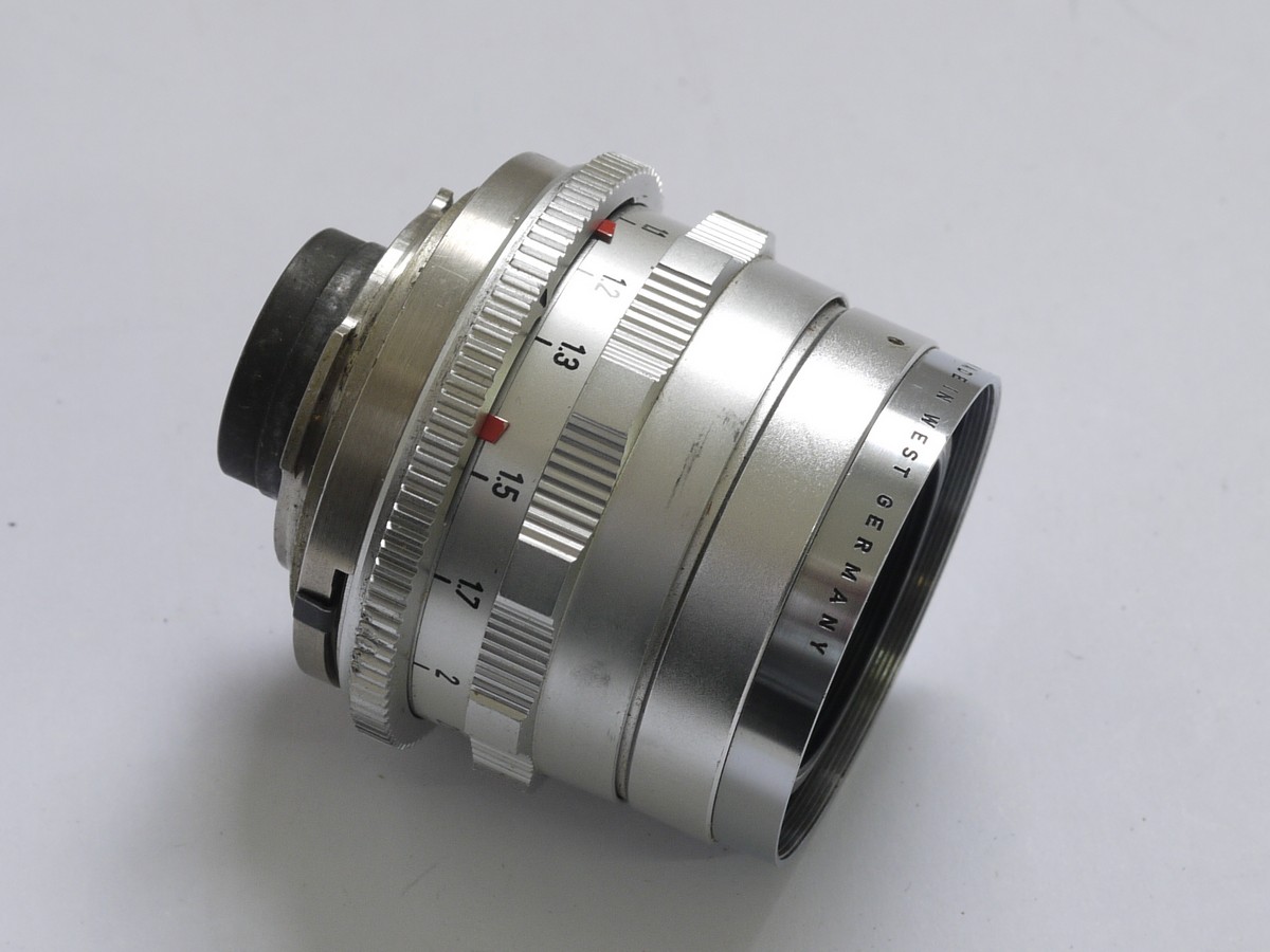 mwclassiccameras-20210430-396 Voigtlander 100mm f4.8 Dynarex Bessamatic lens + makers metal rear cap. RARE