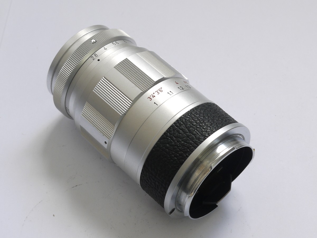 mwclassiccameras-20210430-552 Leitz Wetzlar 90mm f2.8 Elmarit-M chrome (No.1692117) + makers caps
