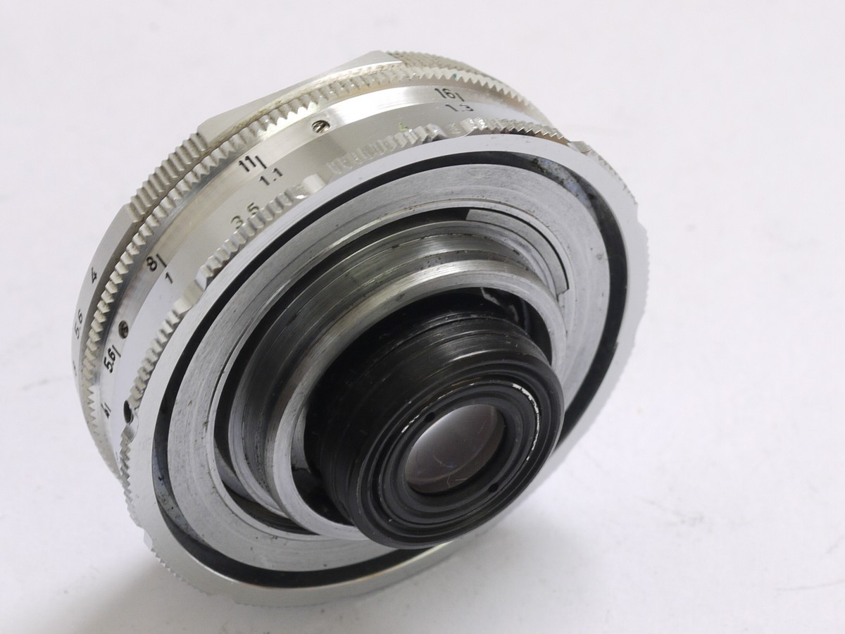 mwclassiccameras-20210430-713 Agfa 35mm f4 Color-Ambion manual focus lens for the Ambi Silette rangefinder camera + makers keeper case