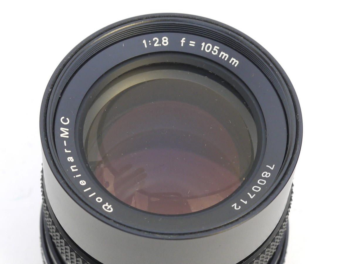 mwclassiccameras-20210507-327 Rollei 105mm f2.8 Rolleinar-MC manual focus portrait lens in Rollei SL35/QBM bayonet mount + makers caps & case