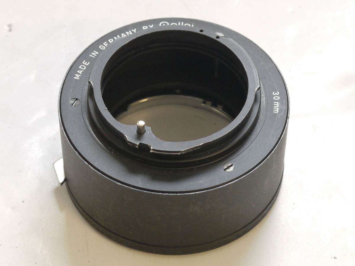 mwclassiccameras-20210521-233 Rollei Auto Extension tube (30mm) for SL35 bayonet cameras/lenses + body cap. UNCOMMON