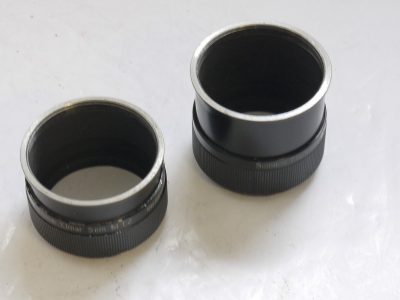 Leitz set of two x L39 Extension tubes (M1:2 & M1:1.5)