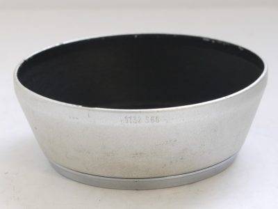 Zeiss Ikon S60 mm screw-in white metal lens hood (1132)