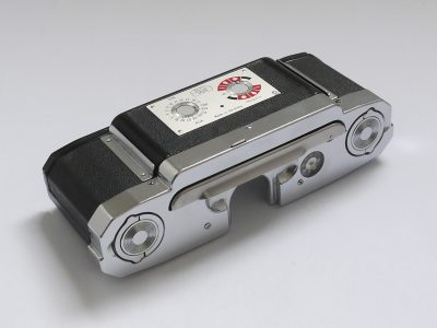 Zeiss Ikon Contarex Magazine back, chrome, with dark slide