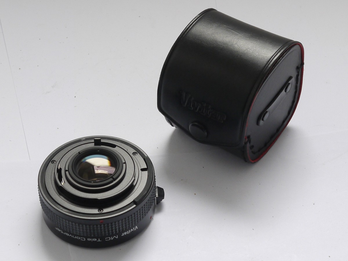 mwclassiccameras-20210611-121 Vivitar 2X-3 MC Teleconverter for Nikon F ount lenses + rear cap & case