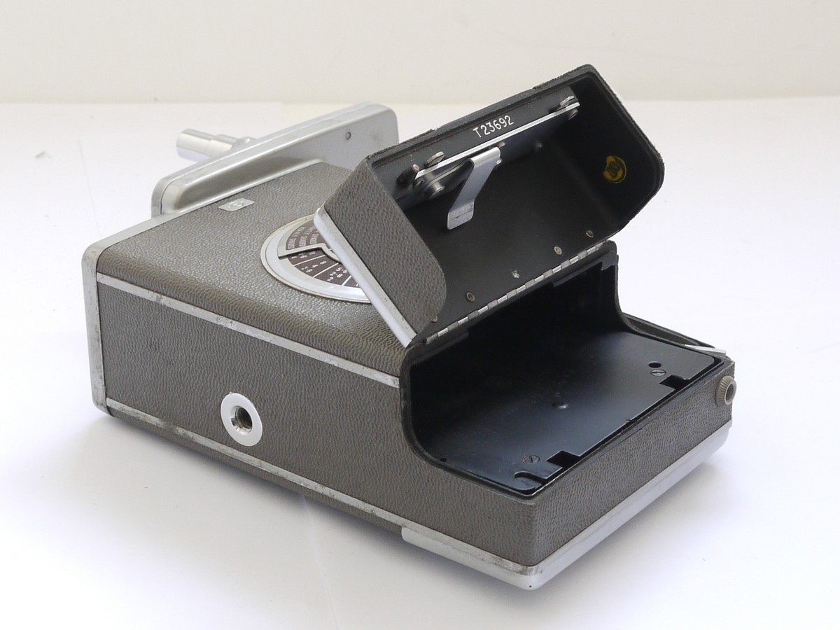 mwclassiccameras-20210611-44 Bell & Howell 16mm Autoload clockwork motorized cine camera body only, with finders for 2.8 inch & 1 inch C mount lenses