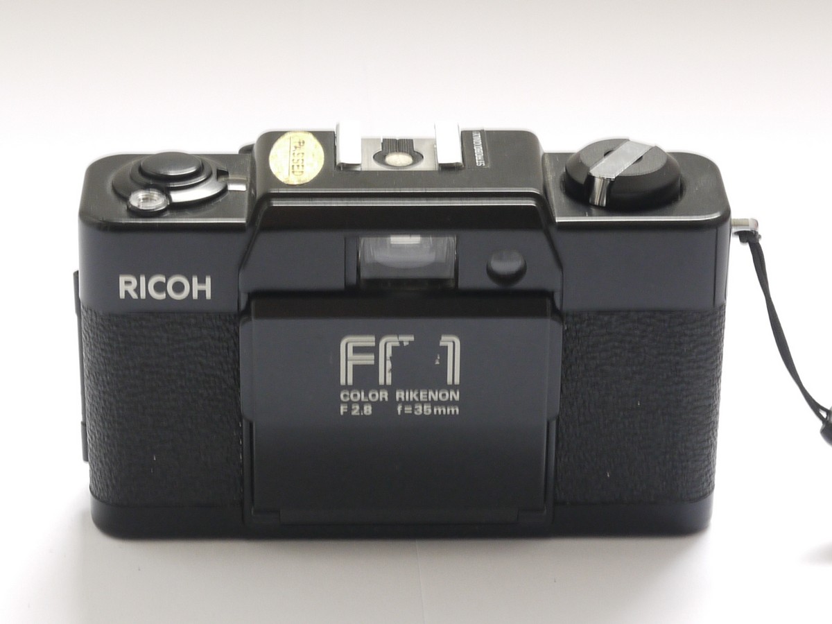 mwclassiccameras-20210618-21 Ricoh FF1 35mm compact camera with 35mm f2.8 Color Rikenon lens + wrist strap