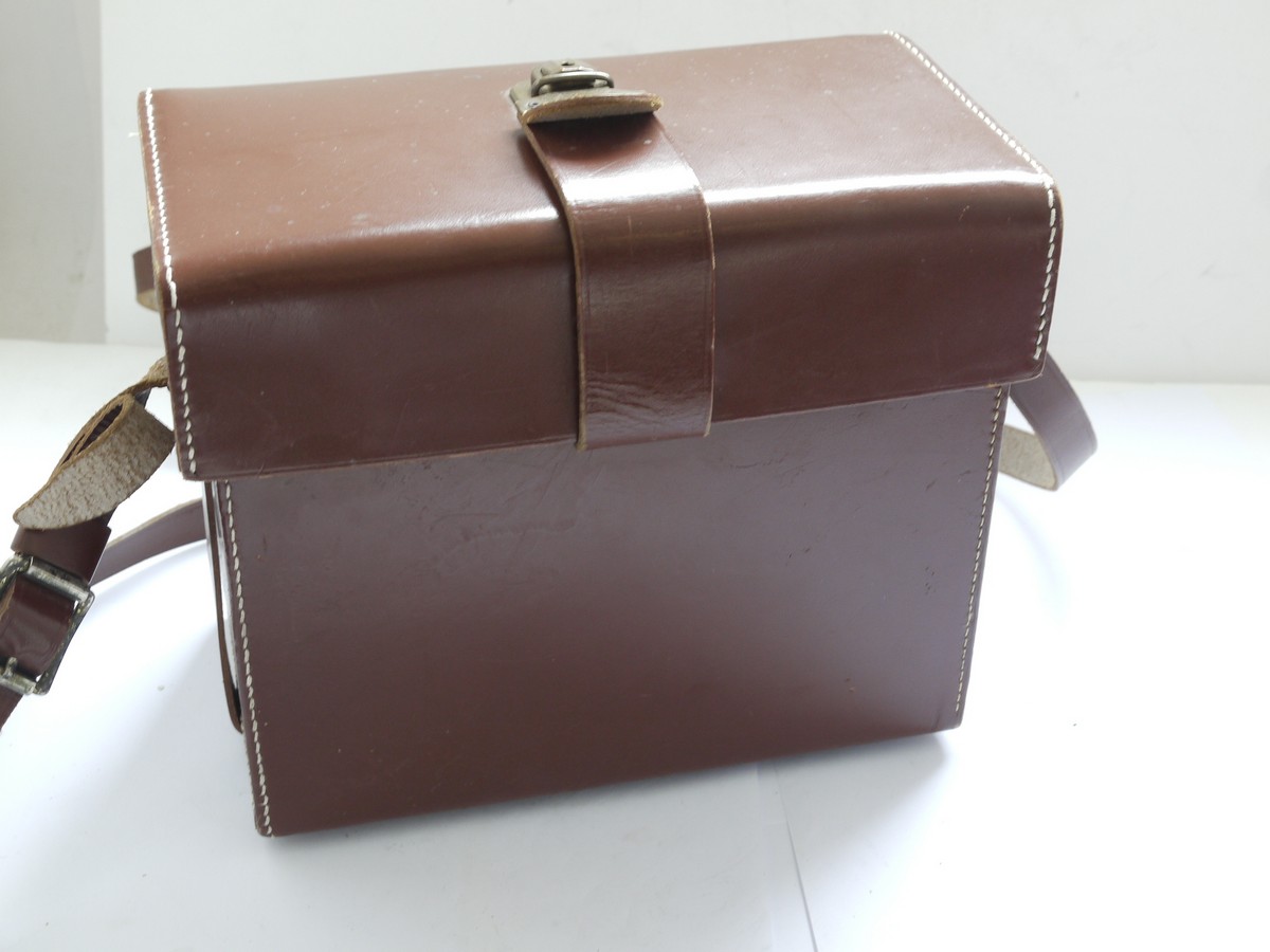 mwclassiccameras-20210618-236 Original Benser brown leather outfit case for Leica M camera & lenses, with L1, L2, L2 insert, L3 & L8a inserts