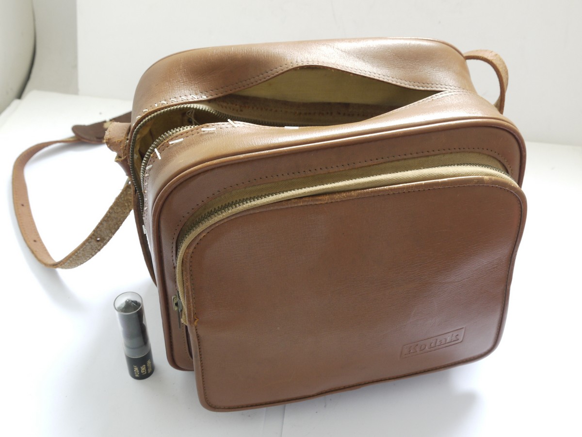 mwclassiccameras-20210618-239 Original Benser brown leather outfit case for Leica M camera & lenses, with L1, L2, L2 insert, L3 & L8a inserts