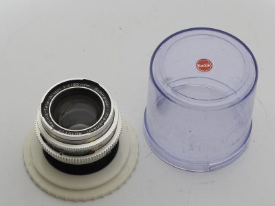 Schneider 85mm f4 Retina-Tele-Arton Deckel DKL mount lens for Retina Reflex SLR + keeper case