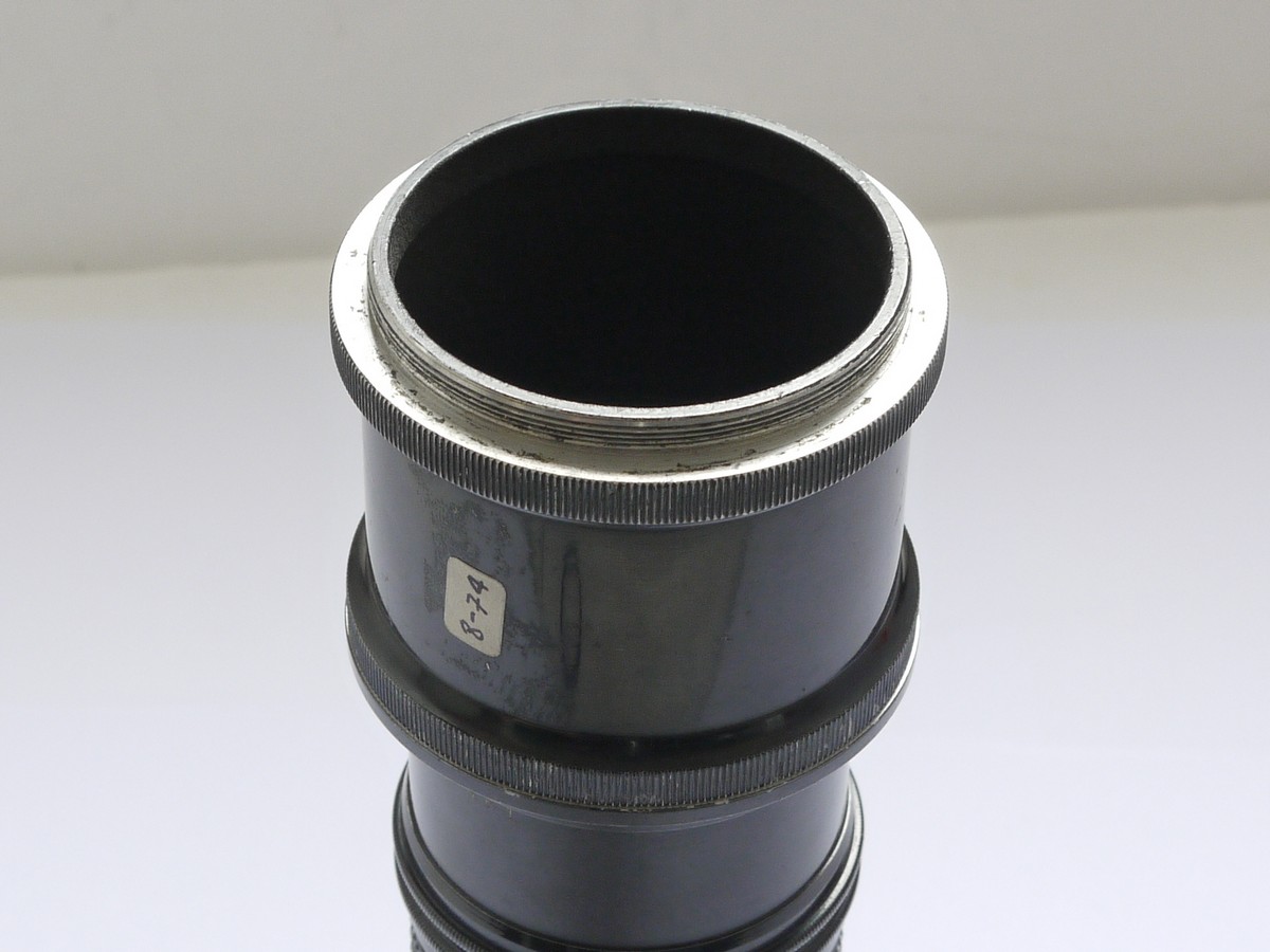 mwclassiccameras-20210618-64 C.P. Goerz Berlin 75mm Tele-Negativ VIIB lens attachment. 205mm total length, separates into 3 parts