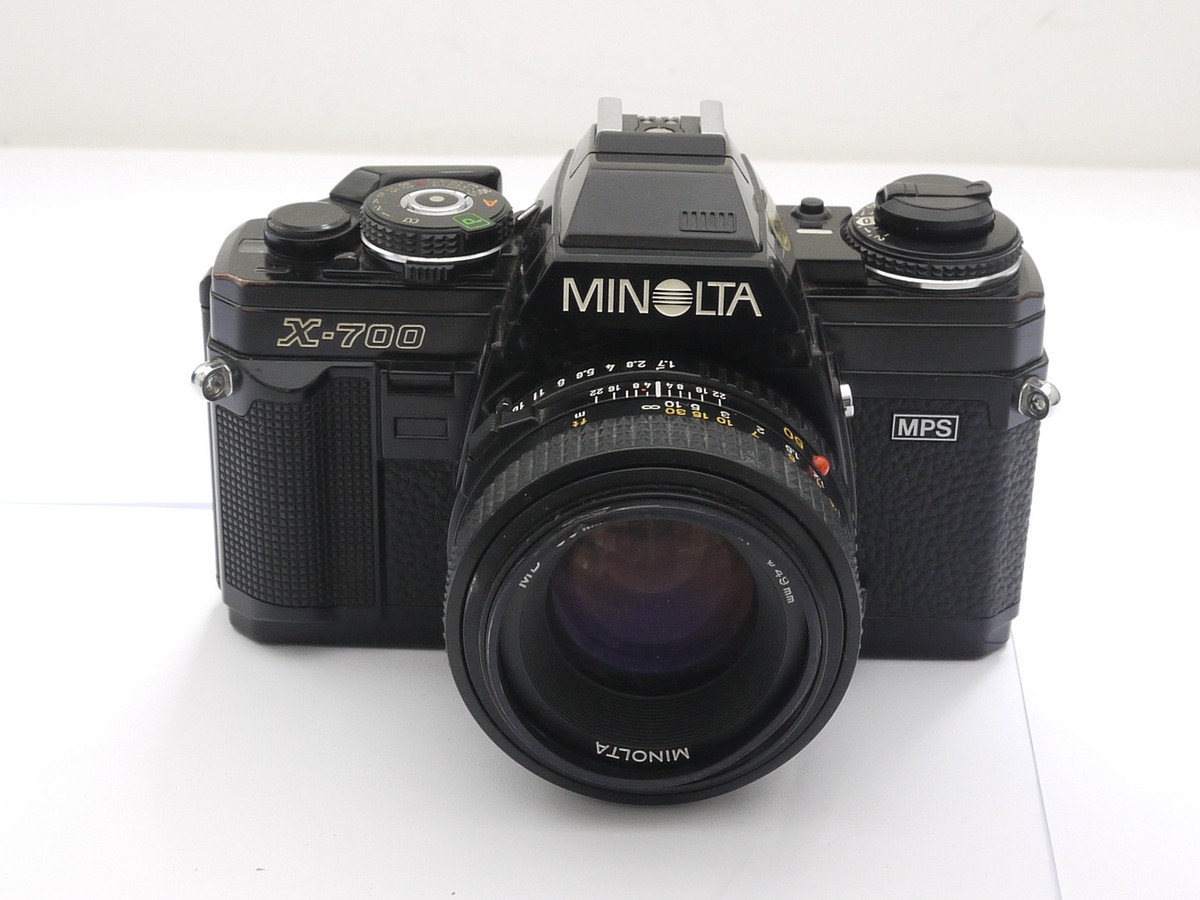 mwclassiccameras-20210625-29 Minolta X-700 35mm Mult-mode SLR (1st Version with metal body) + 50mm f1.7 MD lens