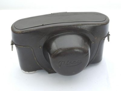 Nicca Leica Copy brown leather ER case (no strap)