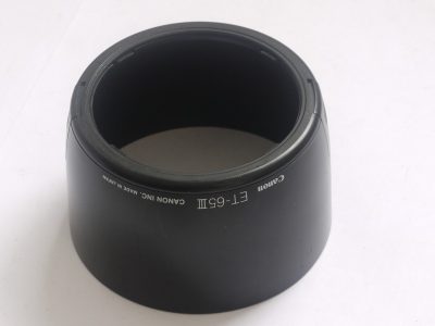 Canon ET-65 III Clip-on round plastic lens hood for the Canon 85mm f1.8