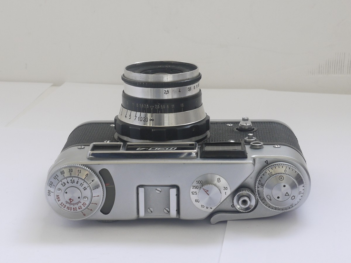 mwclassiccameras-20210820-59 Fed 4 Selenium metered coupled rangefinder camera + Fed 53mm f2.8 N-61 len, L39 rangefinder coupled lens & makers ER case