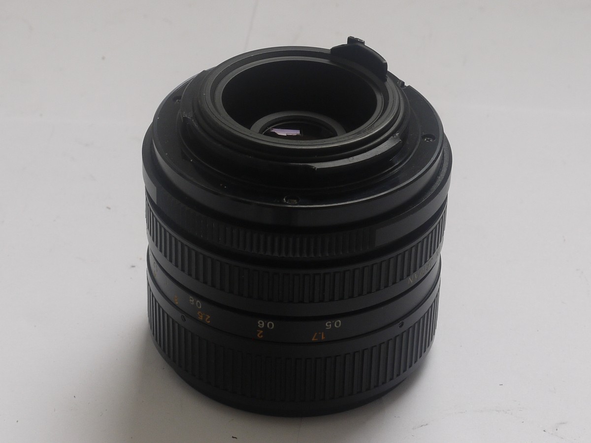 mwclassiccameras-20210909-90 Super Paragon 28-50mm f3.5-4.5 PMC Pentax-KM mount lens + makers case, strap & box