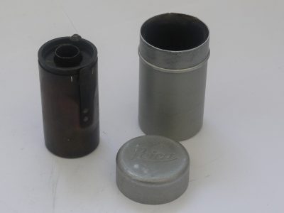 Leitz reloadable cassete in its tin