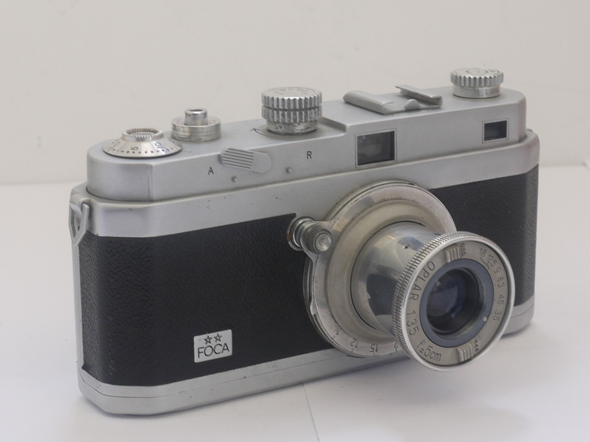 mwclassiccameras-20210917-70 Foca 2 Star Leica Copy + 5cm f3.5 Oplar collapsible screw mount interchangeable lens