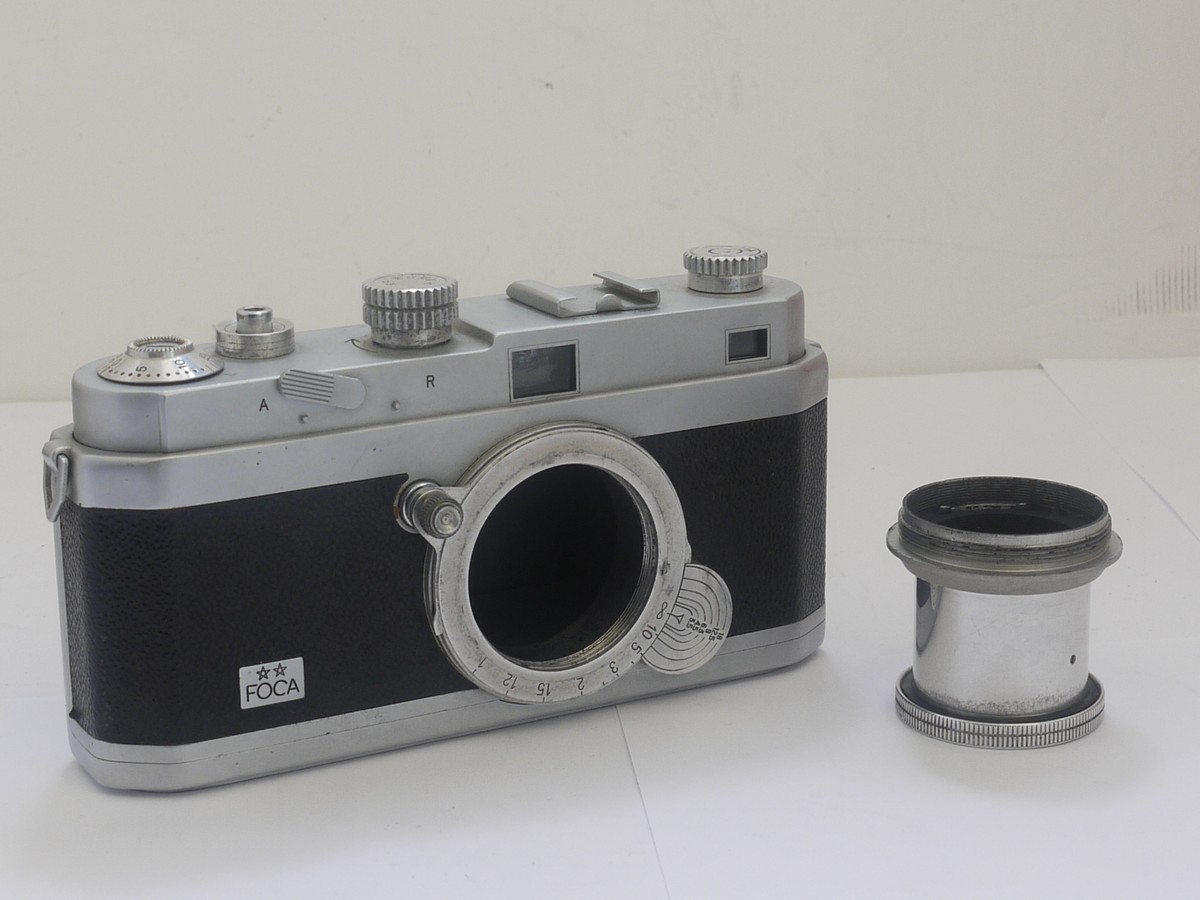 mwclassiccameras-20210917-71 Foca 2 Star Leica Copy + 5cm f3.5 Oplar collapsible screw mount interchangeable lens