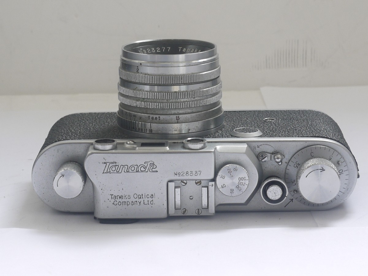 mwclassiccameras-20210924-123 Tanack Leica Copy (No.28337) + 5cm f2 Tanar H.C coated chrome L39 rangefinder coupled screw mount lens