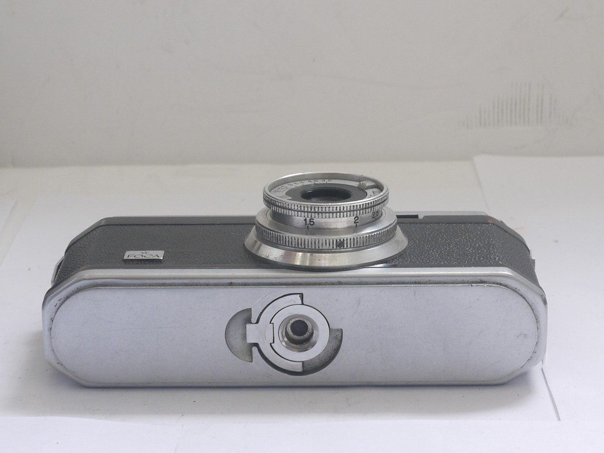 mwclassiccameras-20210924-172 Foca 1 Star Leica Copy, all chrome + 3.5cm f3.5 Oplar interchangeable screw mount lens with makers black front cap