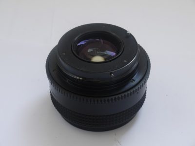 Volna-3 80mm f2.8 manual focus lens, black, for Zenith 80 + makers Clear filter