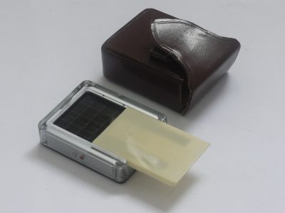Leitz Booster cell for Leica Meter MX, with incident light cover & leather case