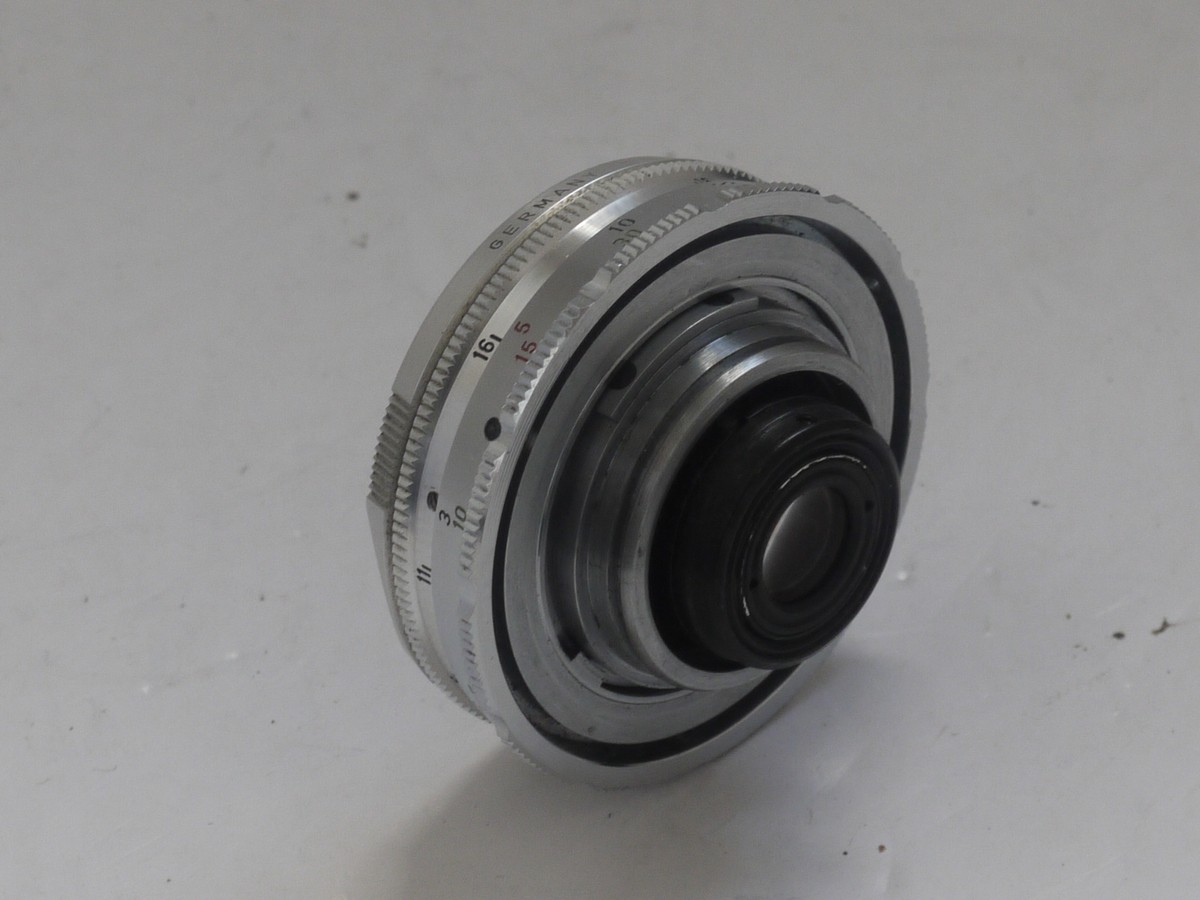 mwclassiccameras-20211029-74 Agfa 35mm f4 Color-Ambion manual focus lens for the Ambi Silette rangefinder camera + makers keeper case