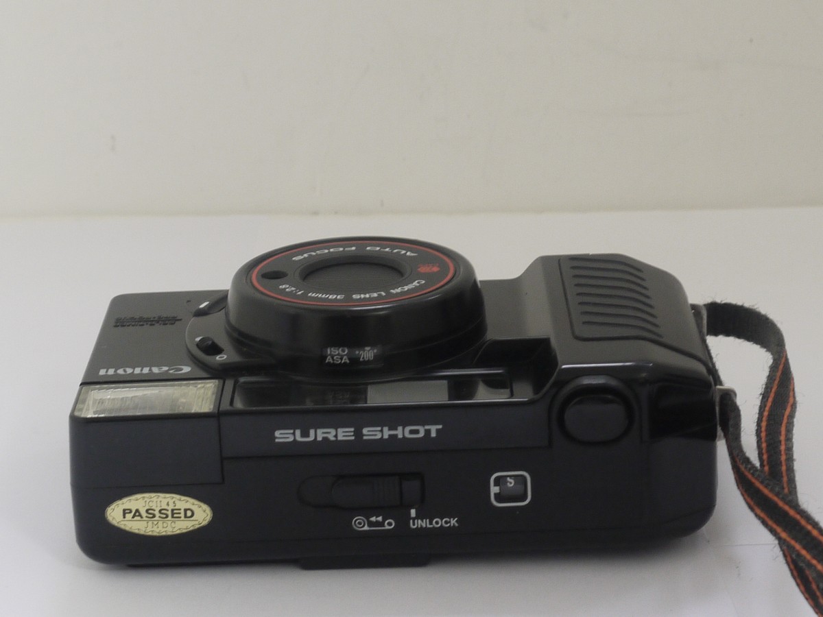 mwclassiccameras-20211217-23 Canon Sureshot 35mm Compact Autofocus camera with 38mm f2.8 lens, with neck strap