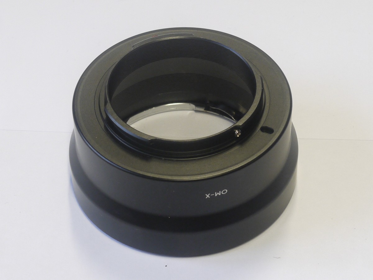 mwclassiccameras-20211231-11 URTH OM-X Lens mount Adapter for using Olympus OM mount lenses on Fuji XF cameras + URTH box