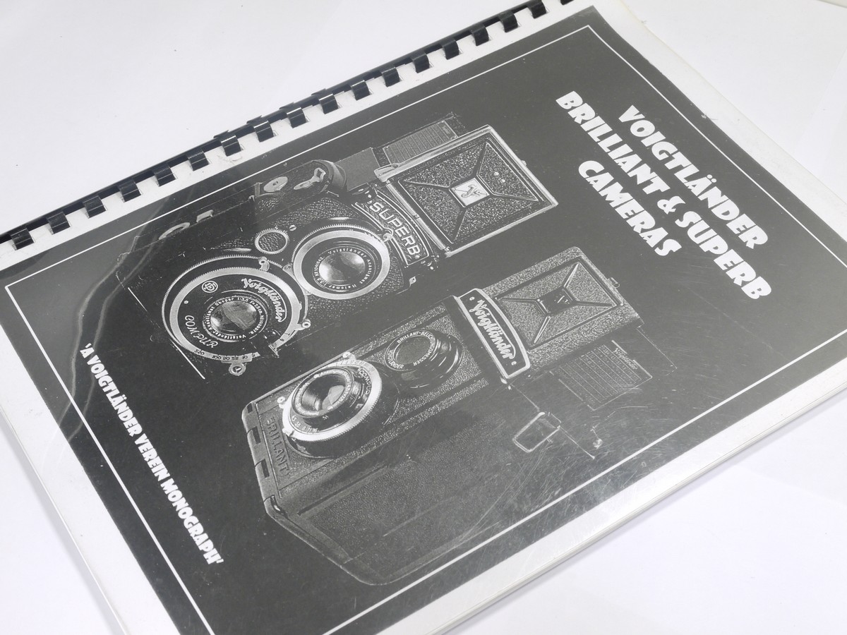 mwclassiccameras-20211231-156 Voigtlander Verein Club, UK, Monograph. Voigtlander Brilliant & Superb Cameras. 84 pages in English. UNCOMMON
