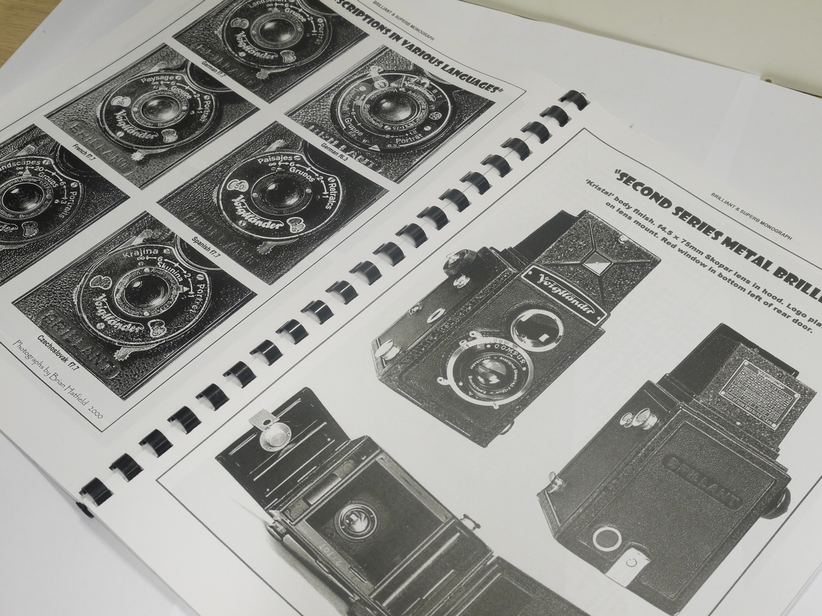 mwclassiccameras-20211231-157 Voigtlander Verein Club, UK, Monograph. Voigtlander Brilliant & Superb Cameras. 84 pages in English. UNCOMMON