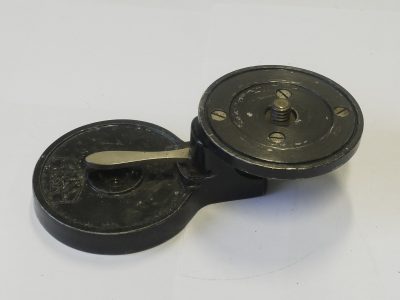 Zeiss Ikon early Adjustable Tripod Head, with 90 Degree Tilt with locking lever. UNCOMMON